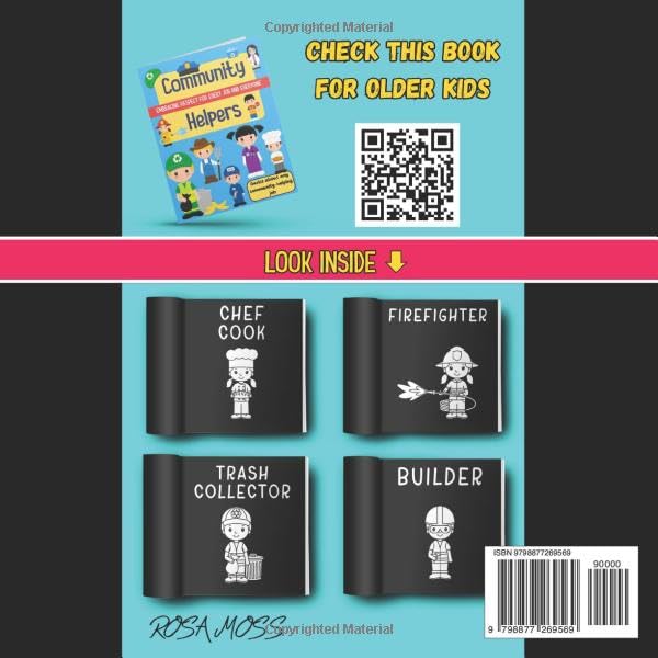 Community Helpers High Contrast Baby Book - Image 2