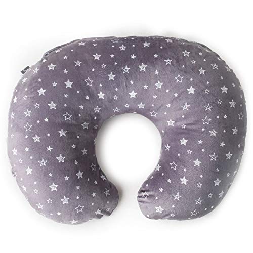 Image of Kids N' Such Minky Nursing Pillow Cover for Breastfeeding Pillows, Stars