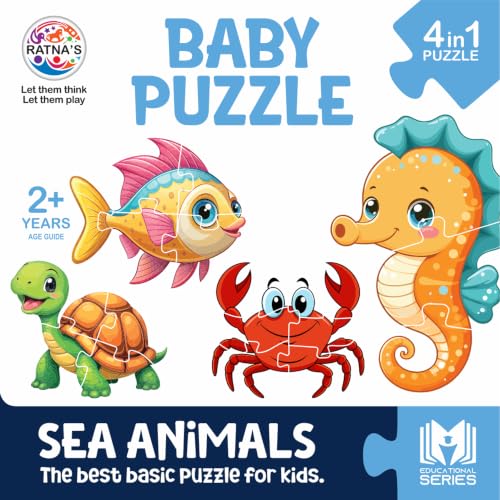 Image of Ratna's Educational Baby Puzzle Aqua