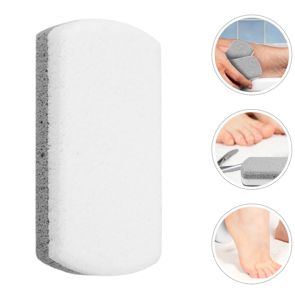 TOVINANNA 2-Piece Pumice Stone Foot Wash Board for Dead Skin Removal Stone for Feet Scrubber Heel Scraper Dead Skin Remover Portable Scrub