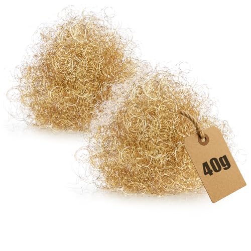 com-four® 40g Premium Engelshaar - feines metallisches Lametta für...