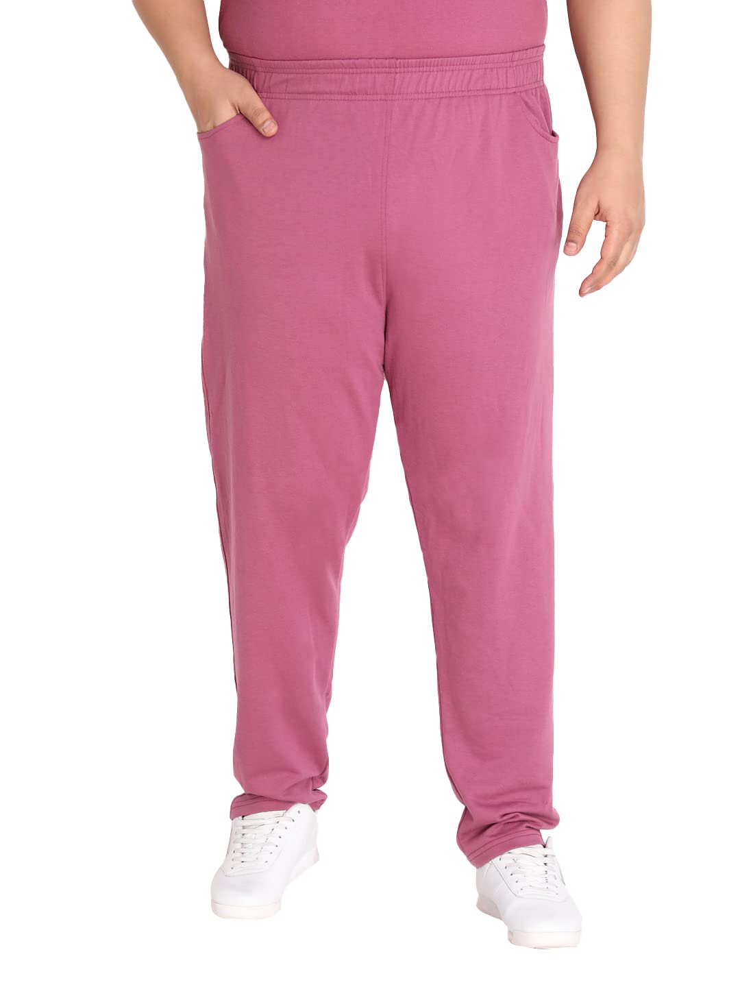 CHKOKKO Men Plus Size Casual Regular Fit Track Pant Gym Workout Lower With Pocket