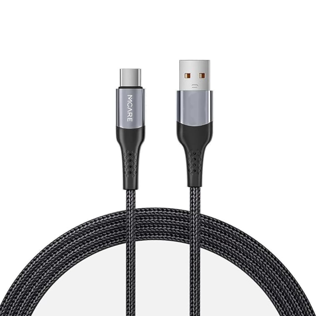 Mcare Unbreakable 3A Super Fast Charging 1m Braided USB to Type C Cable for Smartphones, Tablets & other Type C devices, 480Mbps Data Sync, Quick Charge 3.0 (B0DB2B8SVY) Amazon Price History, Amazon Price Tracker