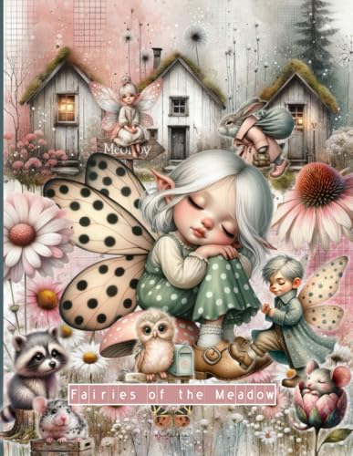 Fairies of the Meadow Ephemera Book for Art Journaling: A Book of 280 Whimsical Images of Fairies, Animals, Blooms, Mushrooms, Houses, Bits and Bobs, ... Journal, Scrapbooking , ATC , Paper Crafts