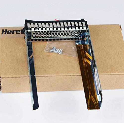 Heretom - 2,5 Pollici Vassoio per Disco Rigido SAS/SATA/SSD SFF Tray Caddy Sled Vassoio 00E7600 L38552 Compatibile Con IBM X3100 X3250 X3550 X3650 X3850 X3950 M5 X6 M6 con viti