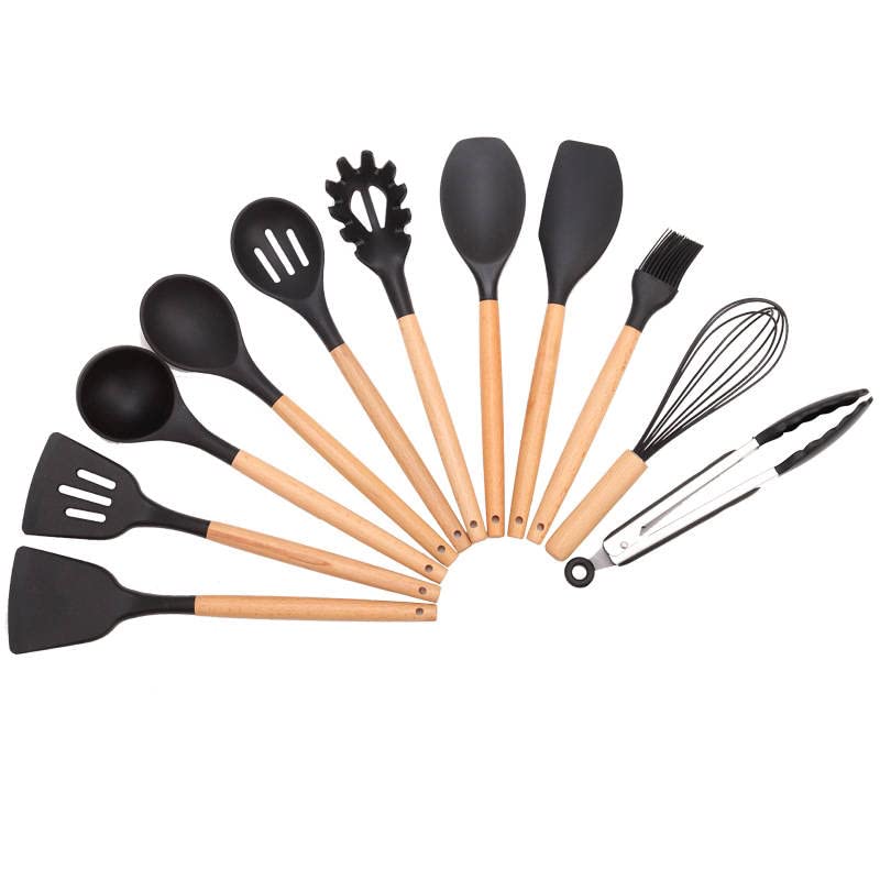 33 Piece Kitchen Utensil Set (Black)