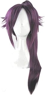 GORKEM Christmas purple cosplay wig for yoruichi bleach cosplay, halloween, carnival party, carnival, nightlife, concert, wedding, masquerade