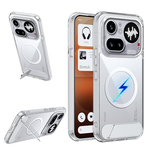 Fhyeugfy Clear Case with Kickstand