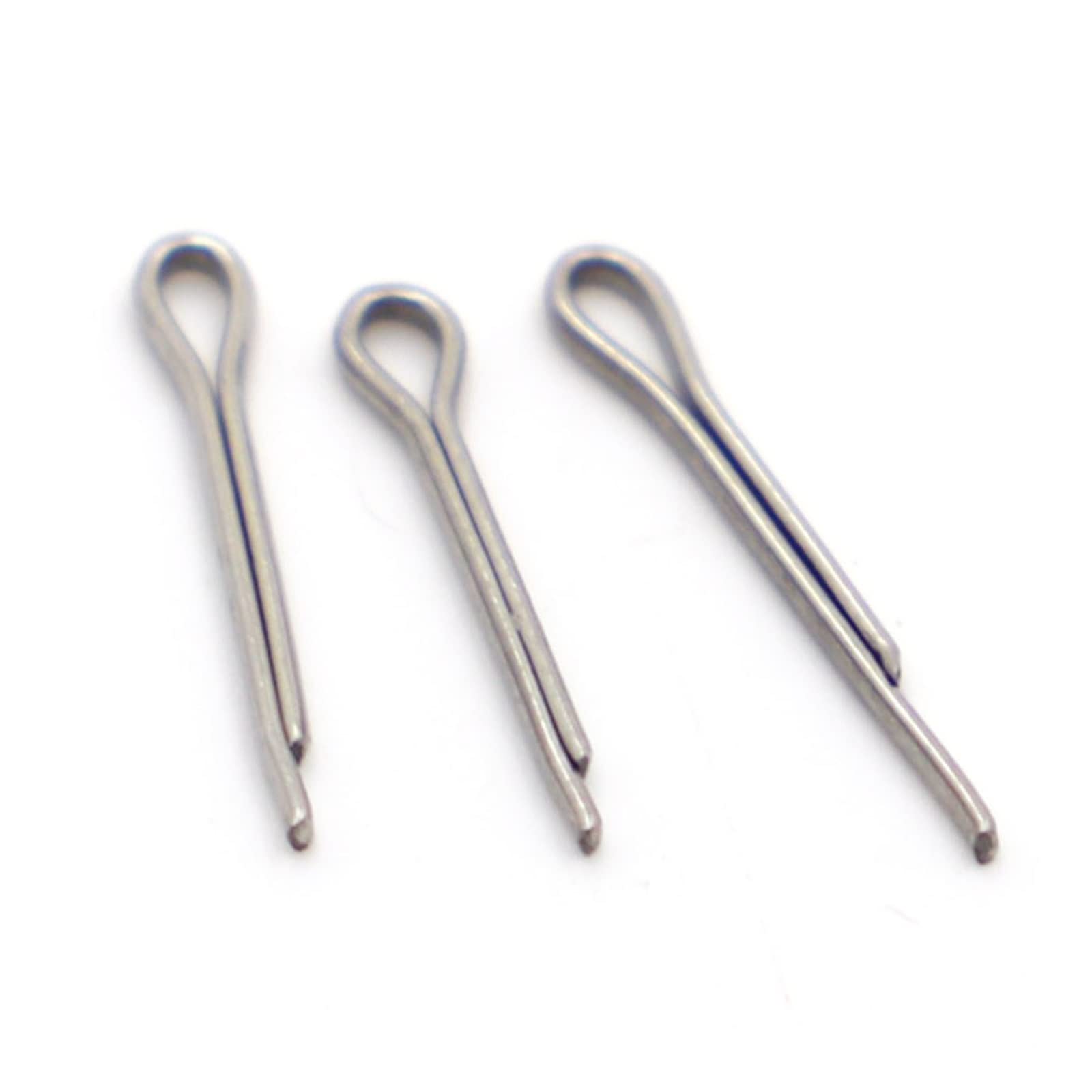 Wekonumex 70Mm Stainless Steel Cotter Pin, U Shape Spring Cotter Pin Stainless Steel Multi Sizes M1-M10 Split Clamp Tractor Elastic Clip(,M1.2 50Pcs)