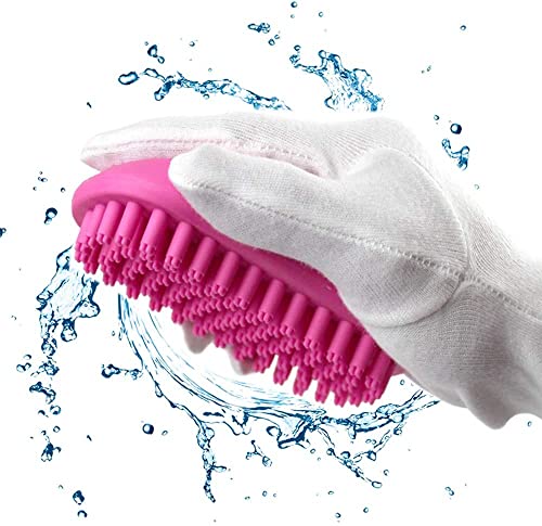 Toysdone Dog Bath Brush - Bubble Brush For Dogs - Dog Massage Brush - Silicone Brush For Dogs - Dog Wash Brush Perfect f