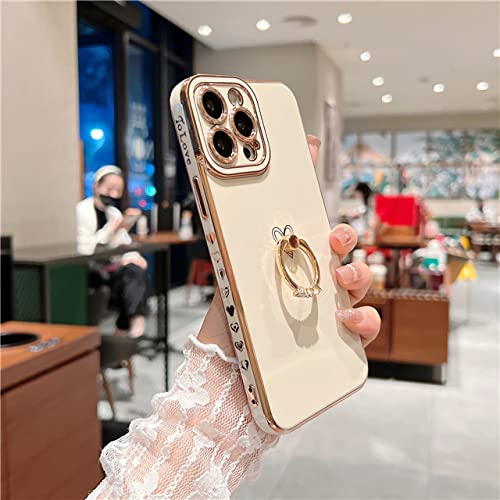 Coque de téléphone rose pour iPhone 13 chic et tendance en terrasse