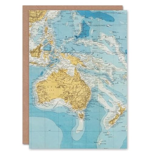 Personalised Vintage Bathymetric Art Card
