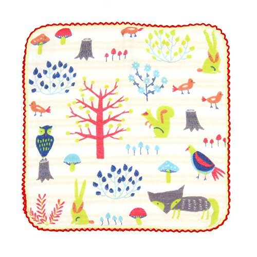 isso ecco 今治ミニハンカチタオル もりYE 0174068YE