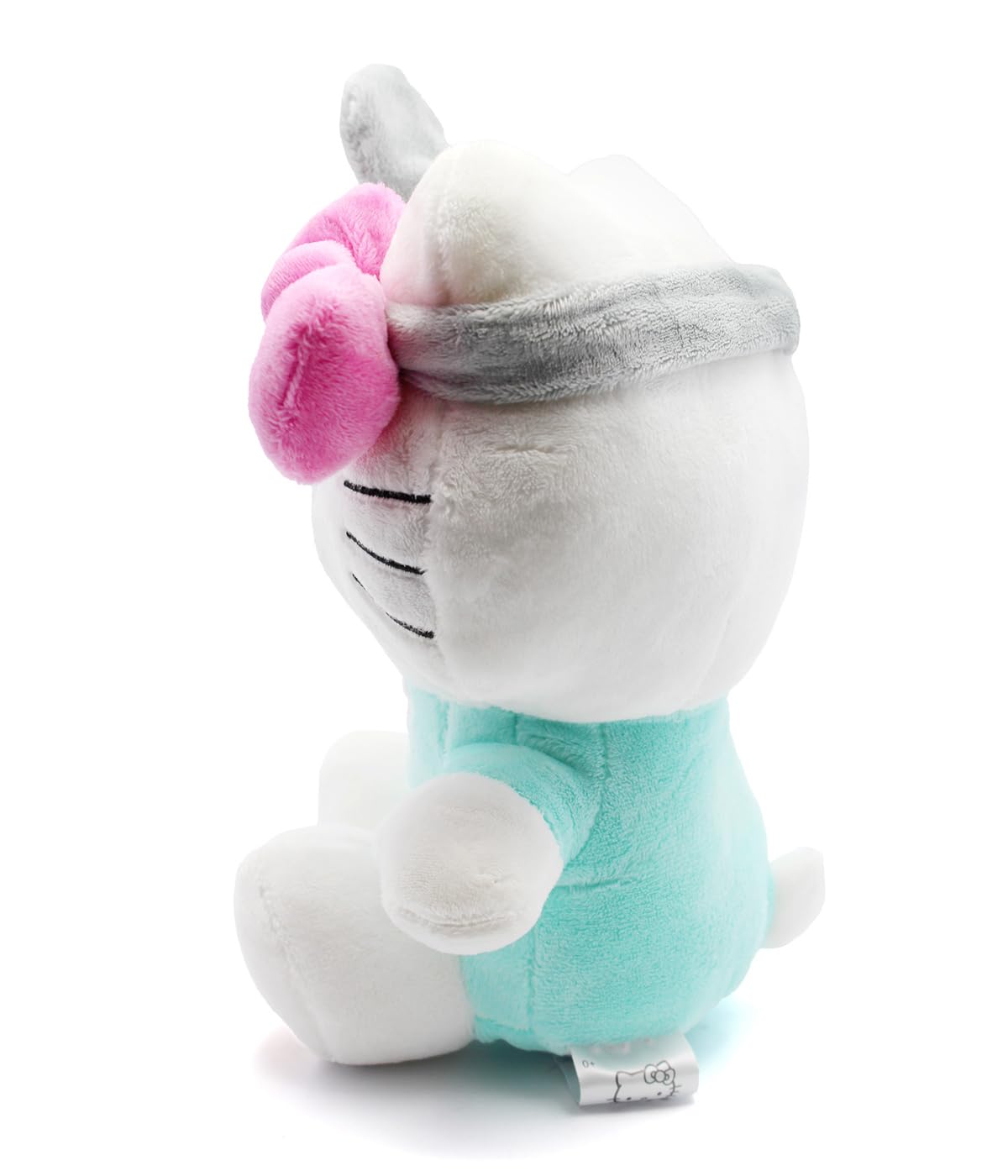 Hello Kitty Doctor Eco Plush 24 cm w kartonowych torebkach wielokrotnego użytku – plusz jest wykonany w 100% z butelek PET pochodzących z recyklingu