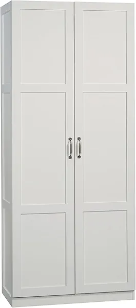 Sauder Select Storage Cabinet/ Pantry cabinets, White finish