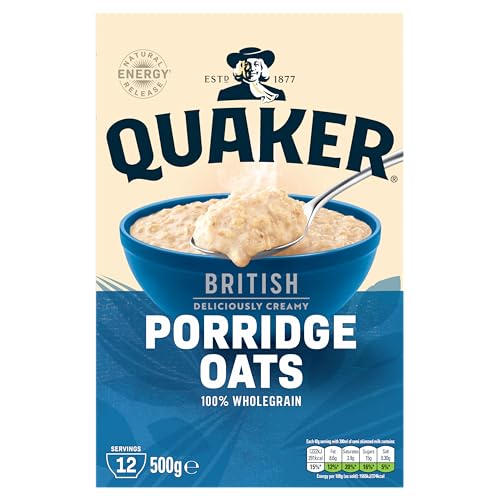 Quaker Rolled Porridge Oats 500 g(packaging may vary)