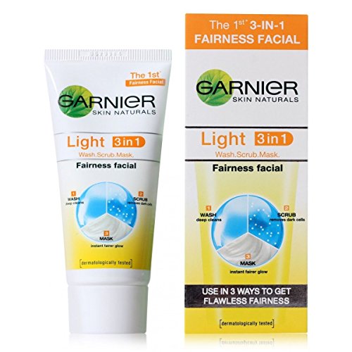 garnier face wash scrub