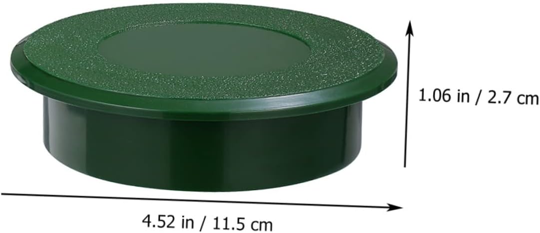 BESPORTBLE 4pcs Golf Green Hole Cup Cover Golfing Hole for Practice Smooth Edges Lightweight Portable for Training and Backyard Use