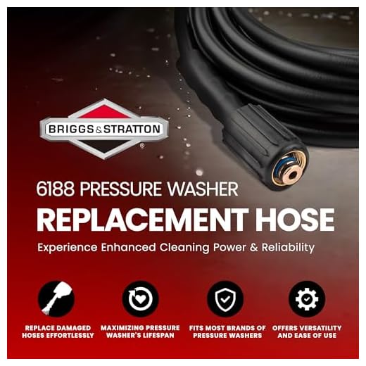 Briggs & Stratton 30ft Replacement Pressure Washer Hose