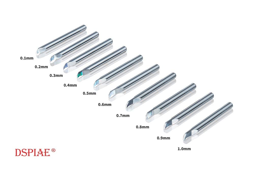 DSPIAE HC-08 Tungsten Steel Panel Line Scriber Hook Broach 1 mm Chisel 1.0mm
