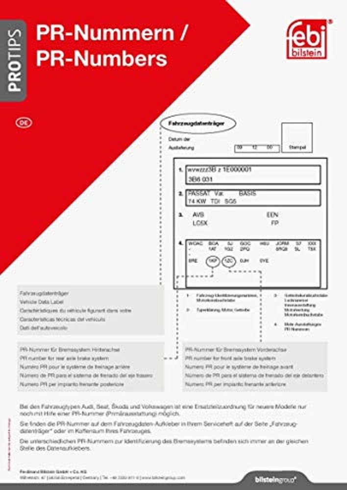 febi bilstein 19370 Bremsscheibensatz, 2 Bremsscheiben