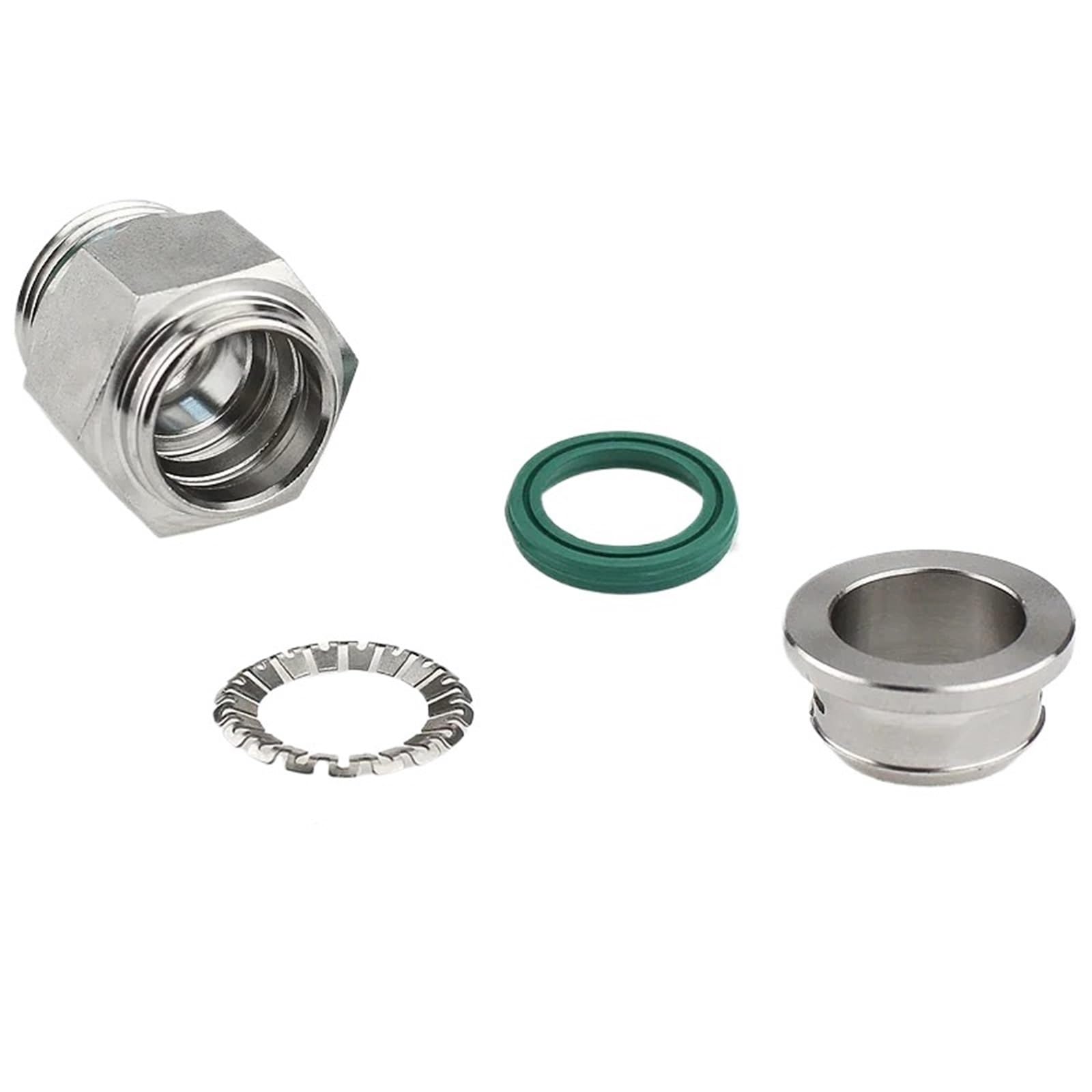 Qlyueui 6-04 (6Mm-1L2) 1Pcs 304 Stainless Steel Air Hose Fitting Pc Pcf Pl Sl Pneumatic Pipe Connector 1/8 1/4 3/8 1/2 M5 Bspt Quick Release Tube Fittings(,Pl)