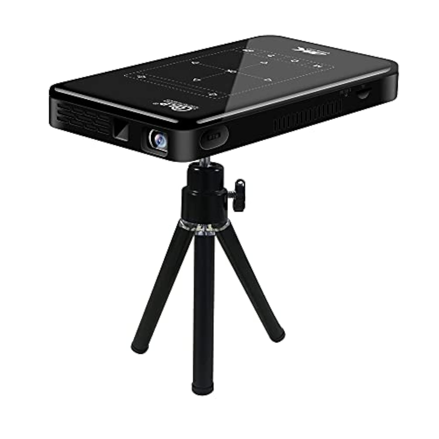 Garsent Mini Proiettore DLP 3D 4K HD 1080P Portatile Intelligente WiFi Con Treppiede Home Cinema Media Player Supporta Android/HDMI/USB/Bluetooth/Scheda TF