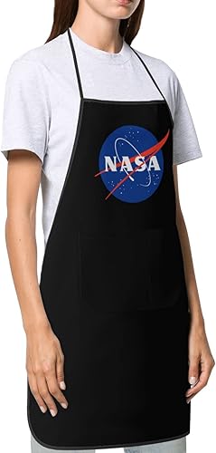 Miniatura 3 de Delantal de la NASA, delantal impermeable, delantal ajustable para hombres y mujeres, Blanco
