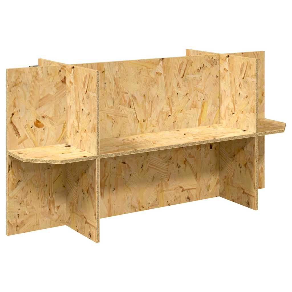 Wolnostojąca podstawa do terrarium OSB 100x40x50 cm z półkami, brązowe matowe wykończenie dla gadów, luźne przechowywanie i rustykalny design