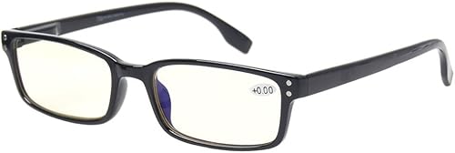 Miniatura 5 de 2 pares de gafas para computadora con protección UV, bloqueo de rayos azules, antirreflejo y resistentes a rayones, 2.25, 2 Pack negro, 1