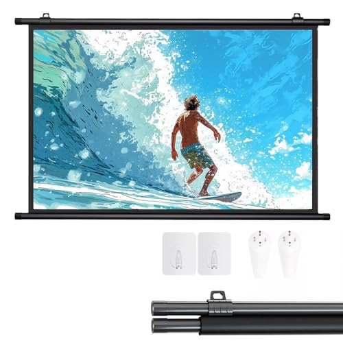Pantalla Manual Retráctil de Proyección HD 60'' 16:9 miniatura 1