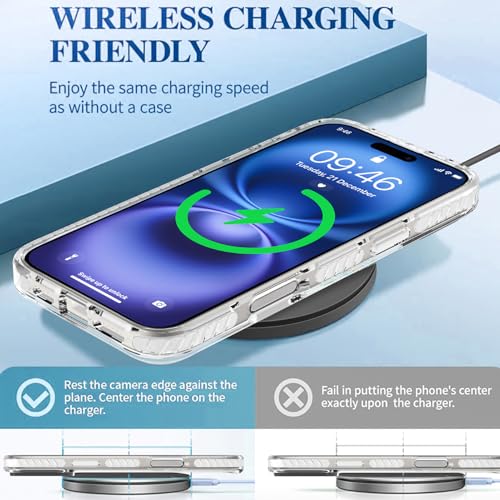 Coque transparente pour iPhone 16 fine antichoc pour éviter les rayures OOK - 3