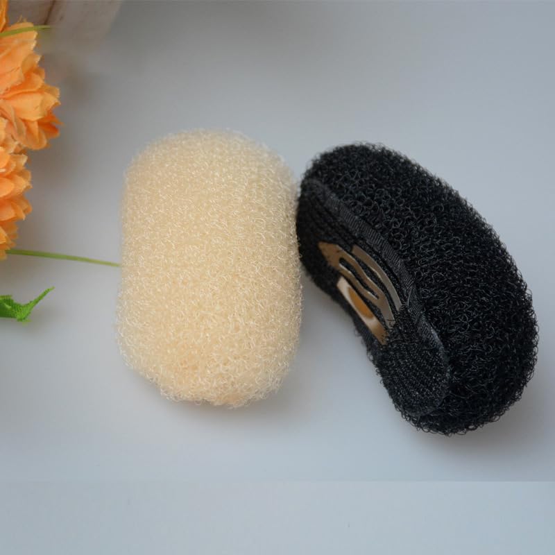 2Pcs Charming Bump It Up Volume Inserts Hair Comb Bump It Up Hair Pads Do Beehive Hair Base Styling Clip Accessories for Women Girls (Beige) - Image 4