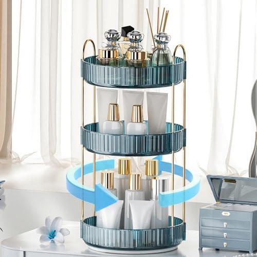 INVSSENE 360° Rotating Makeup Organizer…