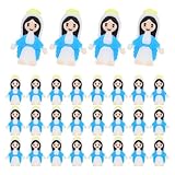 BESPORTBLE 30stücke Kleine Marienfiguren Religiöse Dekorationen für Taufen Osterdekoration Miniatur-Maria-statuen Partyzubehör und Gastgeschenke