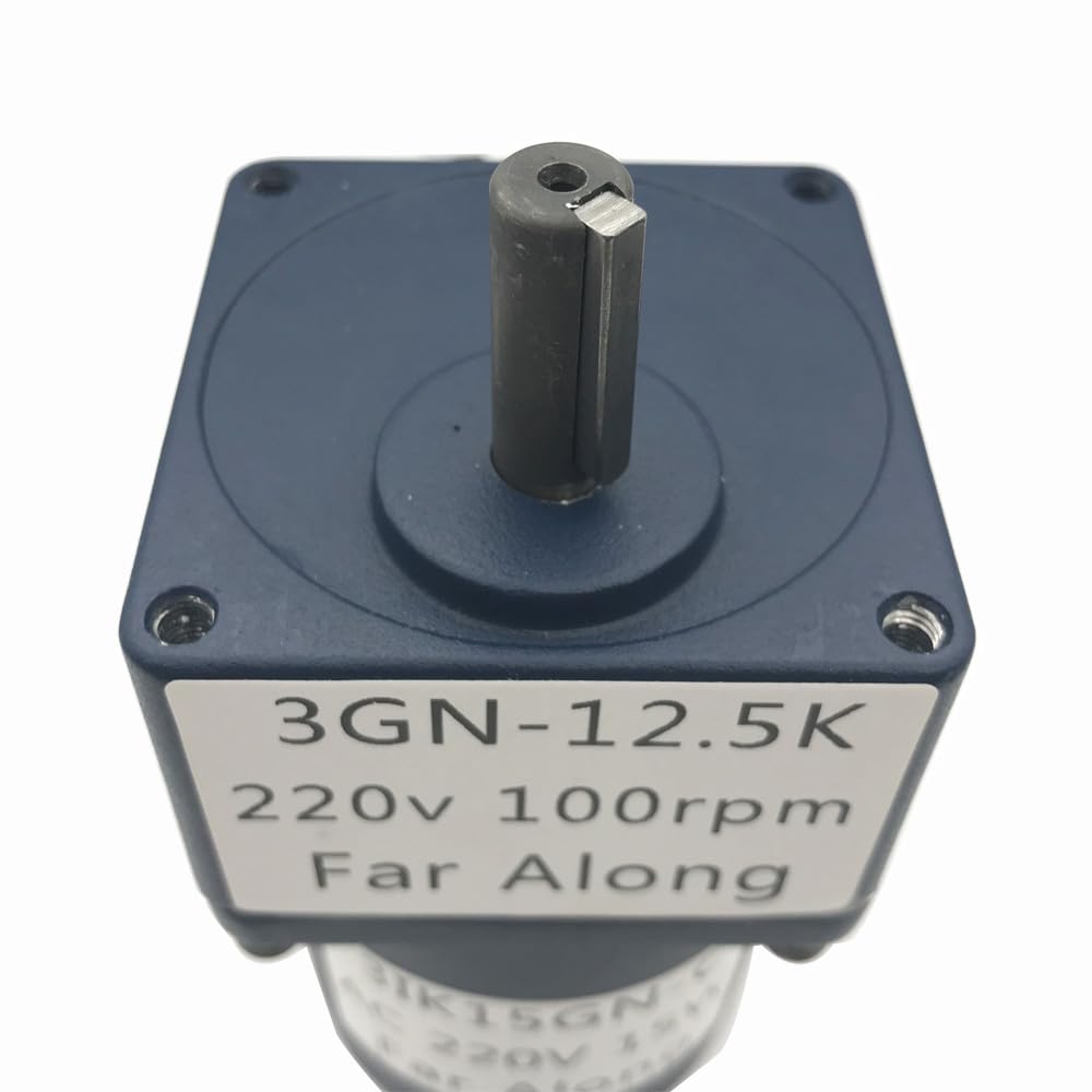 Motori elettrici a induzione monofase Micro AC 220V da 10 a 500 RPM Motore Reversibile CA a Bassa velocità velocità Fissa a Lunga Durata a Basso Rumore (Size : 220v 100rpm)
