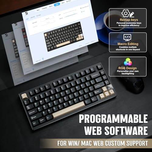 YUNZII AL75 PRO 80キー ゲーミングキーボード の商品画像 5