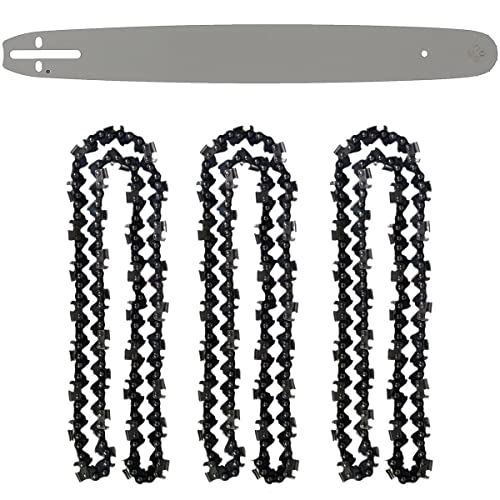 GT Garden Guide 18 Pouces (45 cm) avec Lot de 3 chaînes 72 maillons pour tronçonneuse