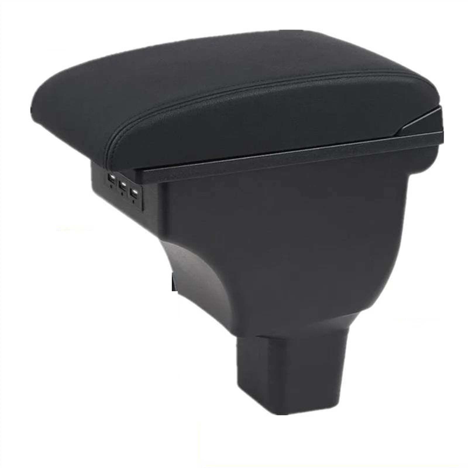Noheeu 1 Leather 3Usb Armrest Box With Multifunctional Support Pu Cushion Car Interior Modification Accessories For Kicks 2016-2024
