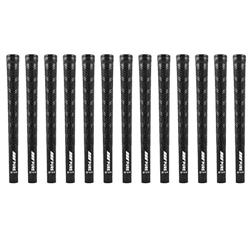 PURE Grips Standard DTX Black 13 Piece Golf Grip Bundle