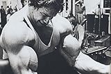Arnold Schwarzenegger Muscle Sportsman Bodybuilding Fitness Motivational Art Wall Poster Gym Decorative Painting Picture 32x24Inch