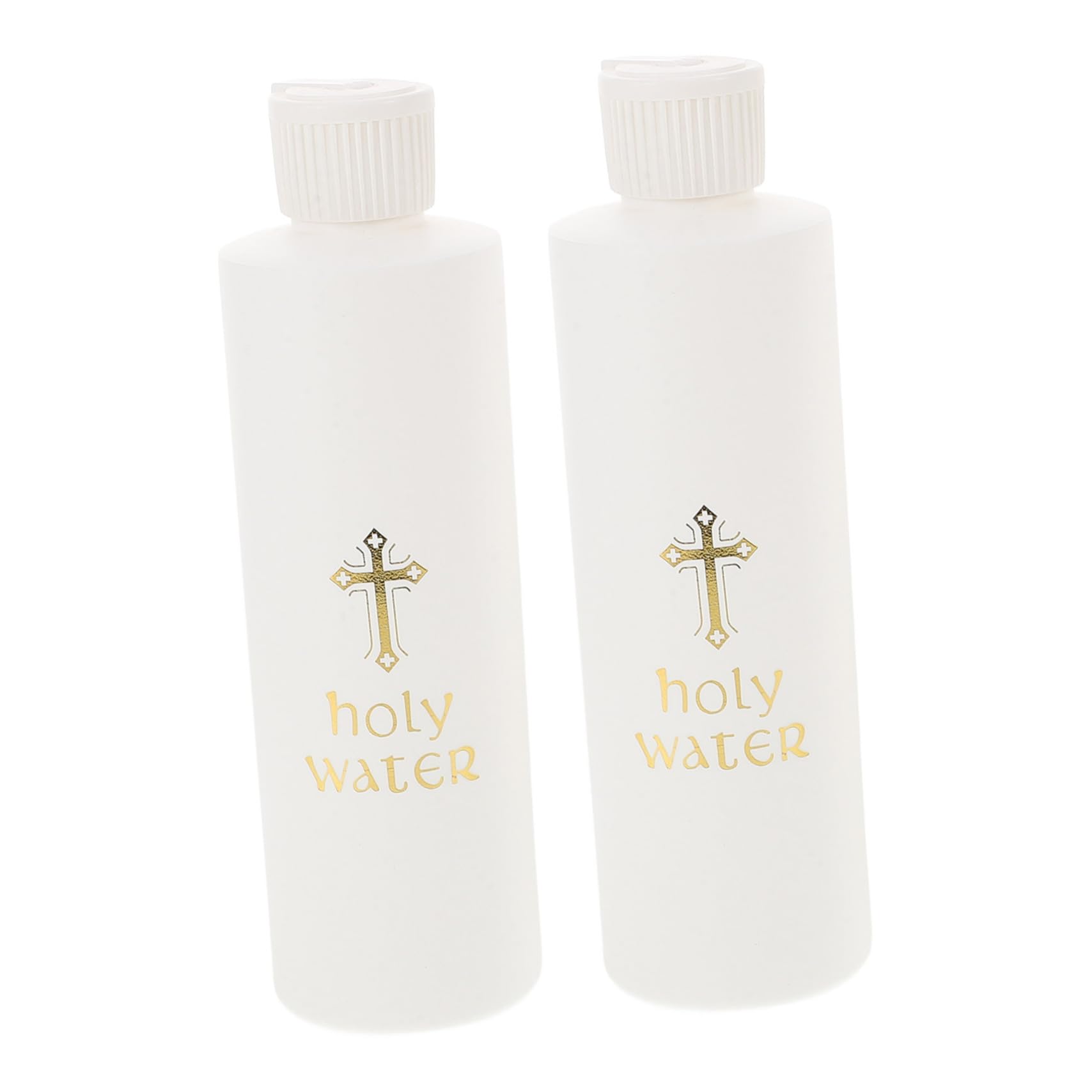 STOBAZA 5er-sets Christliche Weihwasserflasche Katholisches Goldkreuz Ostern Kunststoff Elegantes Design Für Die Kirche Reisen 2 Stück X 5 Küche, Haushalt & Wohnen