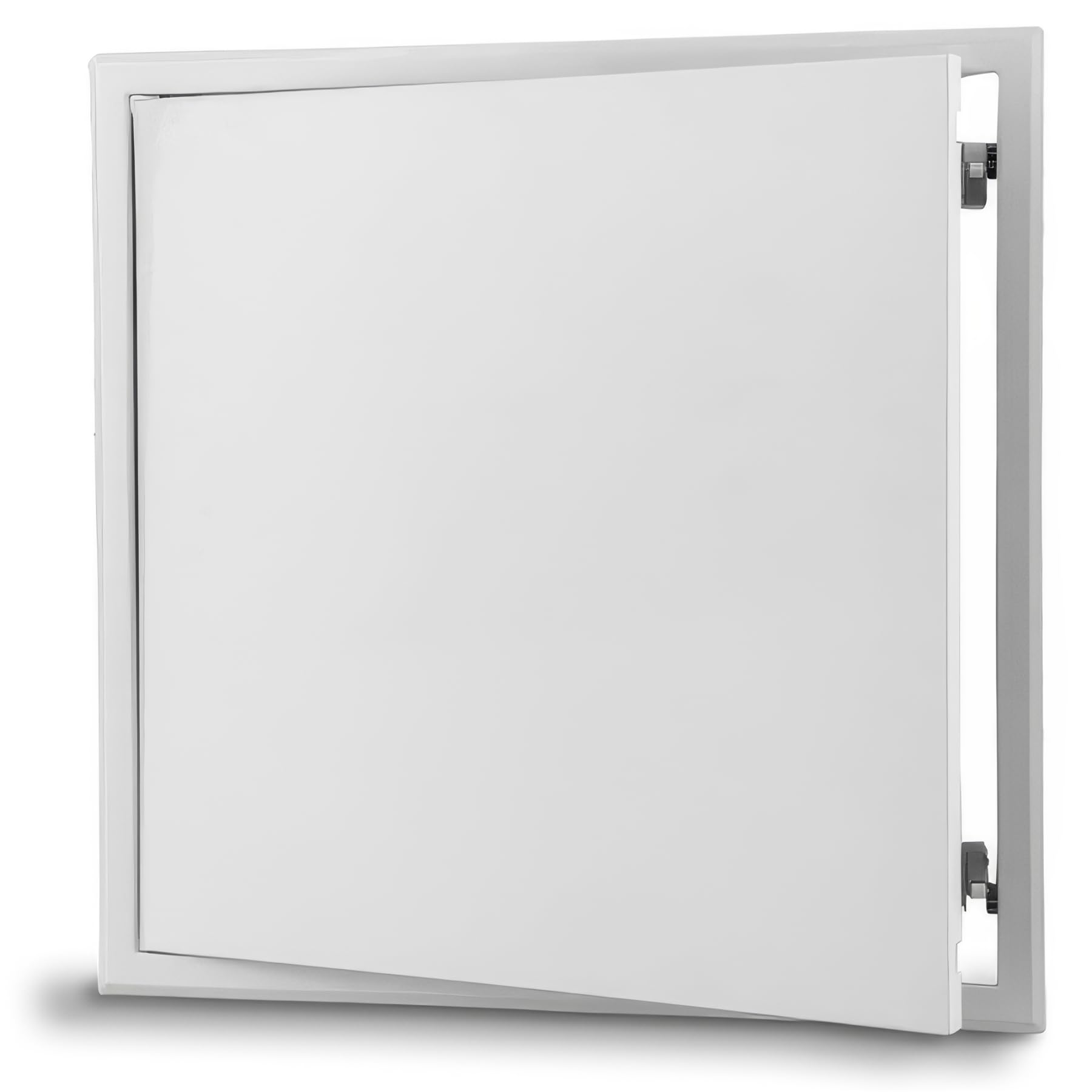 AirTech-UK Metal Access Panel – Loft & Inspection Hatch – Wall & Ceiling Panel – Push Lock & Open – Epoxy Powder Coating for Corrosion & Rust - Use as Meter Box, Fuse Box Cover (400 x 500 mm) — image 1