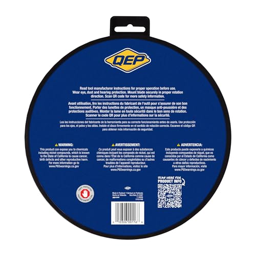QEP Gold Series Continuous Rim Blade