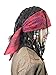 Exact WIG w/Bandana Dreadlock And Hair Beads Stick DLX Jack Sparrow Costume