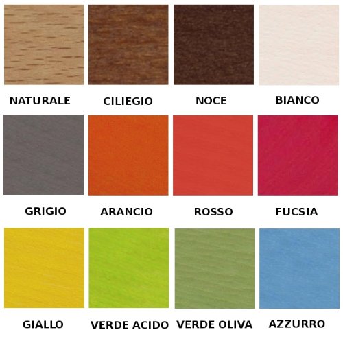 Sconosciuto Leggio Pieghevole Nabucco-Wengè