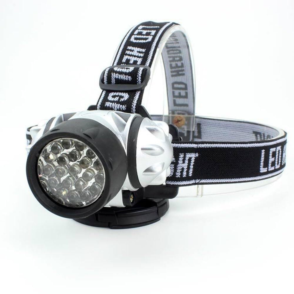 QFGVMXBWKZH LED Headlamp 4-Mode Headlight Night Vision Outdoor for Head Flashlight Hunting Camping Light(White Light)