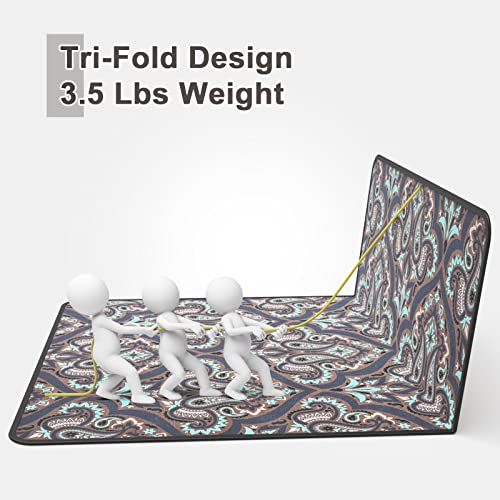 image for Placoot Heavy Duty Office Chair Mat for Carpet & Hardwood Floors, 48