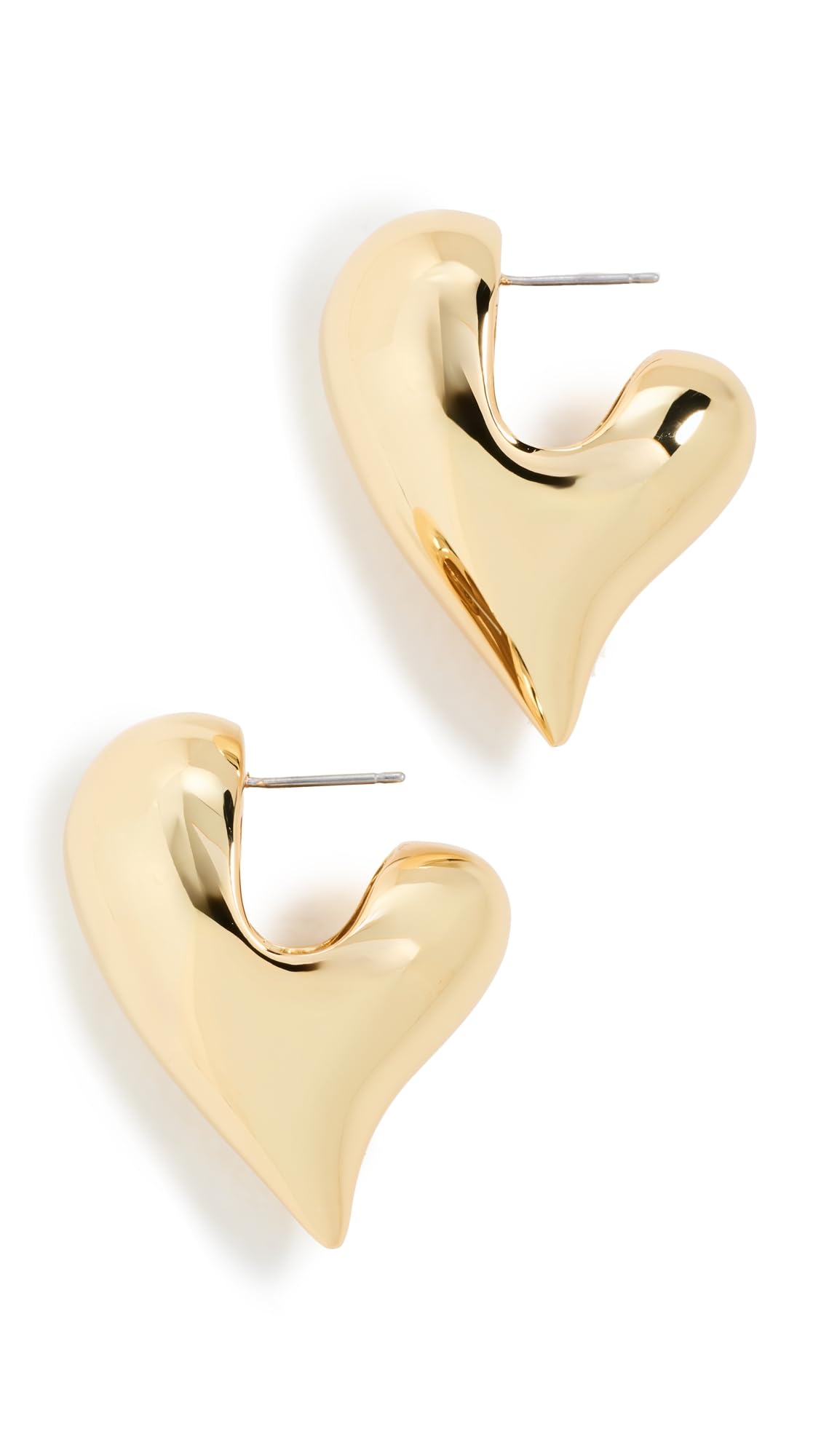 JENNY BIRD Womens Art Heart Puff Earrings