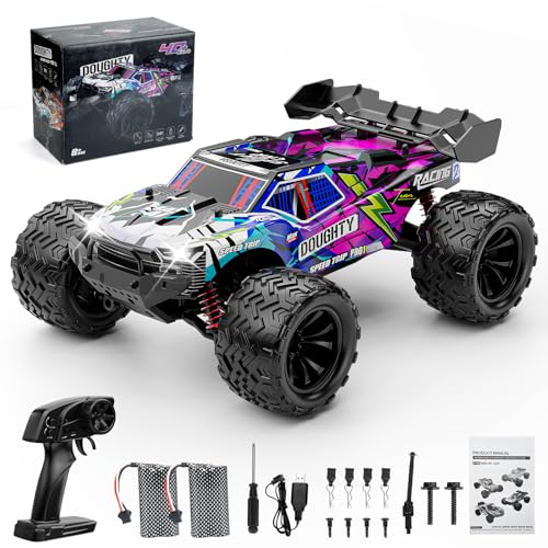 Hyunlai 1:16 Ferngesteuertes Auto 40 KM/H, 4WD RC Monstertruck Ferngesteuert mit 2 Akku f&uuml;r 50-60 Min, All Terrain Off-Road 2.4Ghz RC Truck, Spielzeug Geschenk f&uuml;r Junge ab 8+ Jahre und Erwachsene
